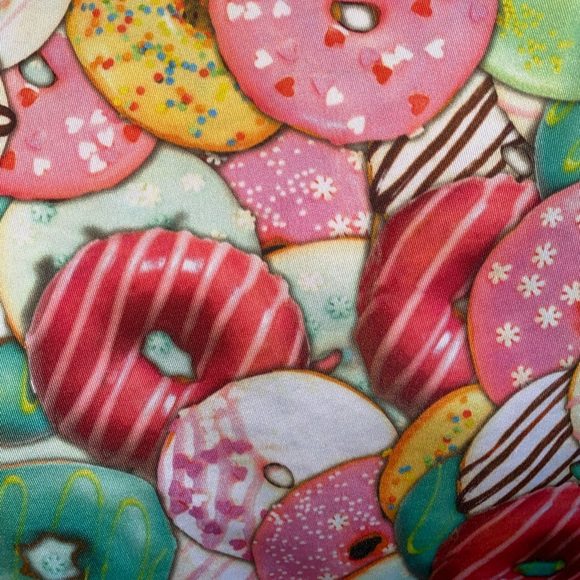 Vivid Sportswear Sugar & Sweet  Fitted Slinky Donuts Tee Size L - Picture 5 of 9